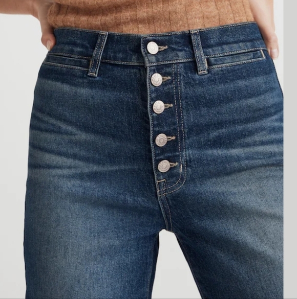 Madewell "The Perfect Vintage Wide-Leg" High Rise Button Fly - Picture 8 of 8